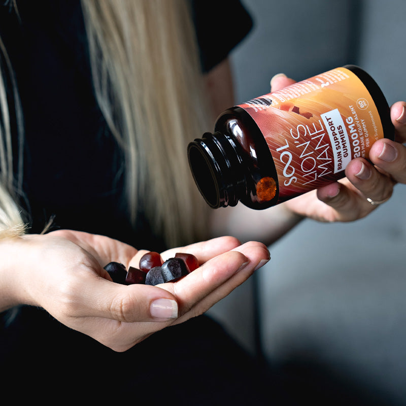 Lion`s Mane Brain Support Mushroom Gummies