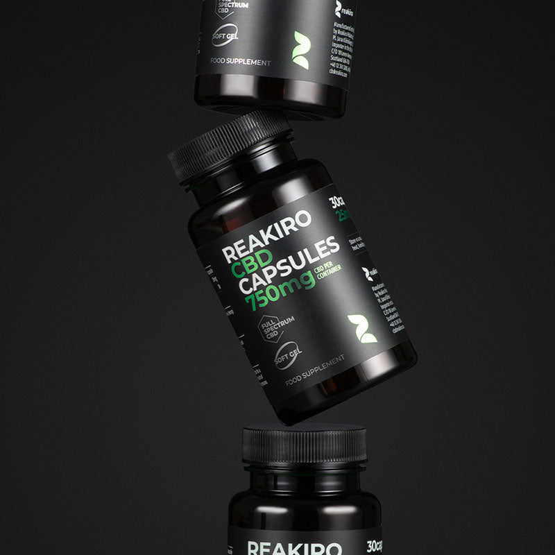 Reakiro Full Spectrum Cbd Capsules 750mg