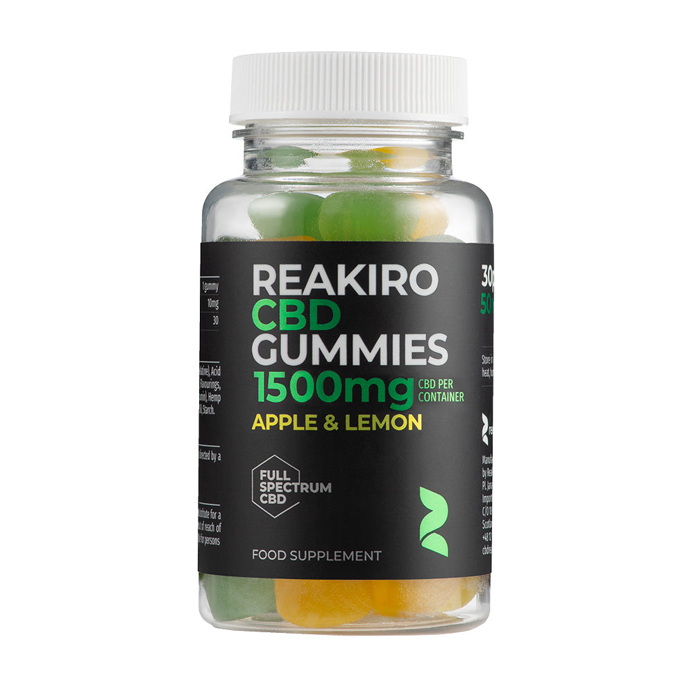 Reakiro CBD Gummies 1500mg 30pcs