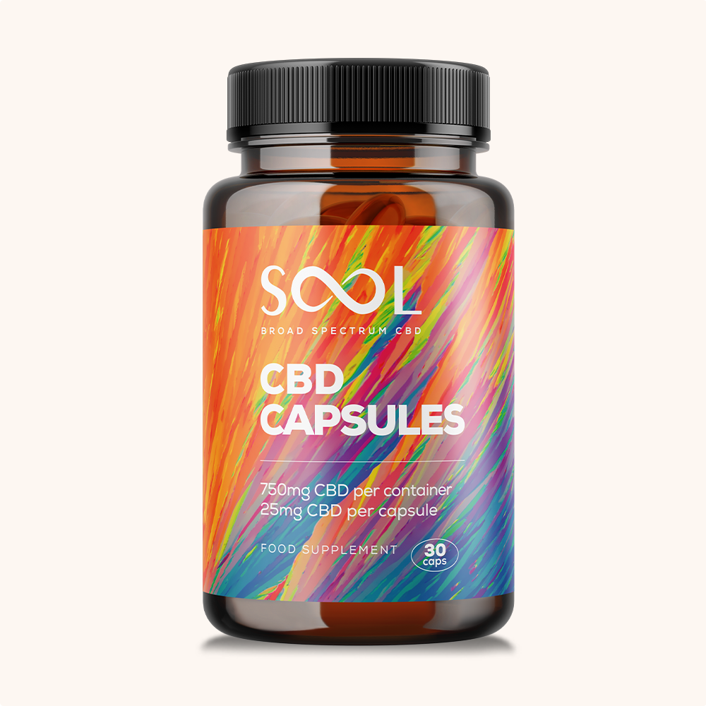 SOOL CBD Capsules 750mg 30pcs - Broad Spectrum